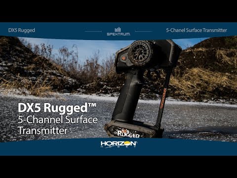 Spektrum™ DX5 Rugged™ 5-Channel Surface Transmitter