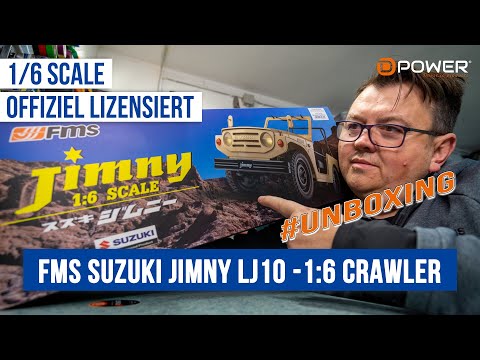 😱 Endlich ist er da! | FMS Suzuki Jimny LJ10 1:6 - Crawler RTR 2.4GHz | UNBOXING