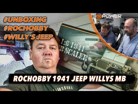 Einfach genial: RocHobby 1941 MB Scaler 1:6 RTR - Jeep Willys | Unboxing &amp; Testfahrt