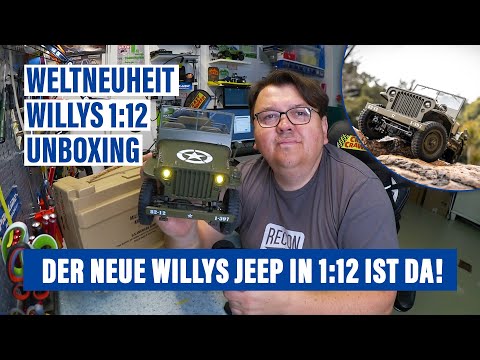 Einfach genial: RocHobby 1941 MB Scaler 1:12 RTR - Jeep Willys | Unboxing | Mini Scale Crawler