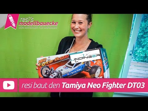 Tamiya Neo Fighter DT-03 2WD Buggy - Unboxing &amp; Bauvideo von Resi