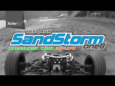 Xcite RC SandStorm one8 Dune Buggy - Track Test