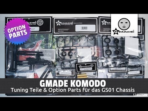 Gmade Komodo GS01 4WD Kit – Tuning &amp; Option Parts (Deutsch)