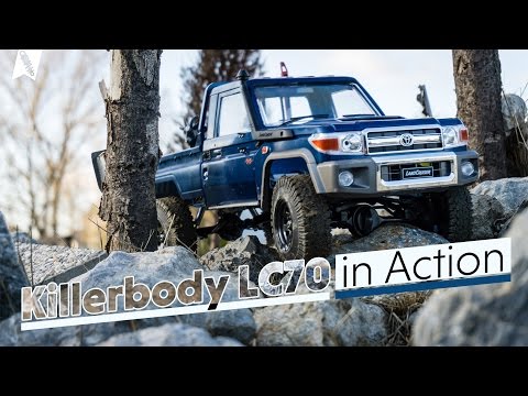 Killerbody LC70 Story - Toyota Landcruiser 70 in action at Scalepark Spillern