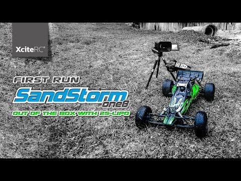 XCITE RC - SandStorm one8 Testrun &amp; Bashing