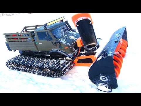 RC ADVENTURES - Snow Machine doing Work! This Uni-Blower is SUPER COOL!