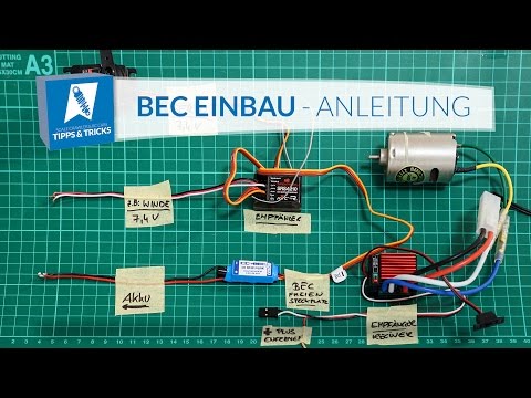 Castle Creation BEC installieren &amp; mit Castle LINK programmieren - Videotutorial [Deutsch/HD]