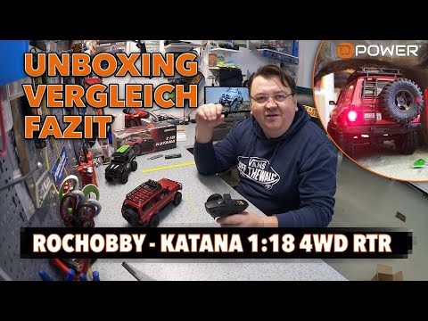 Der beste Mini RC Scale Crawler? - Rochobby Katana 1:18 4WD - Crawler RTR 2.4GHz - #Unboxing