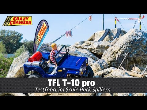 Crazy Crawler TFL T 10 pro Testfahrt