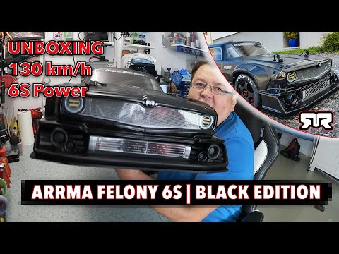 Unboxing: 130km/h Arrma Felony 6S BLX | Black Edition | German 4K