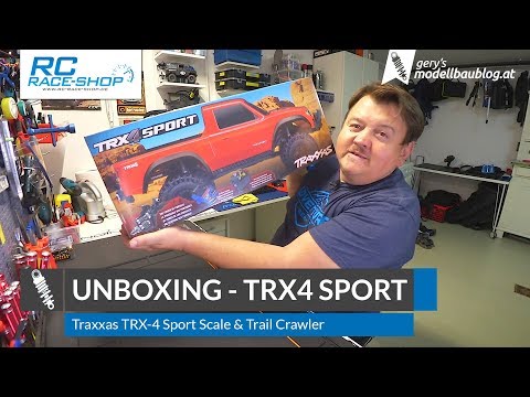 Traxxas TRX-4 Sport Scale &amp; Trail Crawler - Unboxing [Deutsch]
