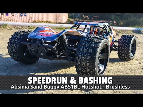Speedrun - Absima Sand Buggy ABS1BL Hotshot - Testfahrt &amp; Bashing
