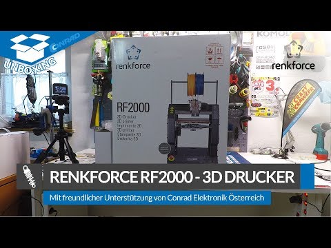 Renkforce RF2000 3D Drucker Bausatz – Unboxing