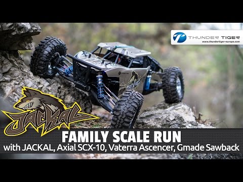 Family Scale Run with Thunder Tiger Jackal &amp; Co [HD / Deutsch]