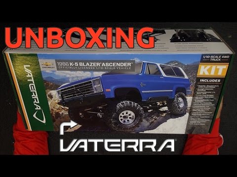 Vaterra 1986 K-5 Blazer Ascender Kit Unboxing
