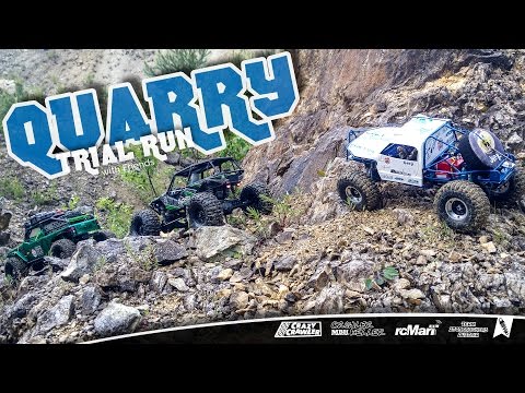 Quarry Hills trail run with friends - Scale rock crawling