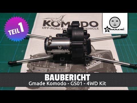 Gmade Komodo 4WD Kit - Baubericht Teil 1/4 (Deutsch / HD)