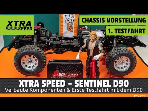 XTRA SPEED Sentinel D90 - Vorstellung Chassis und Erste Testfahrt [HD]