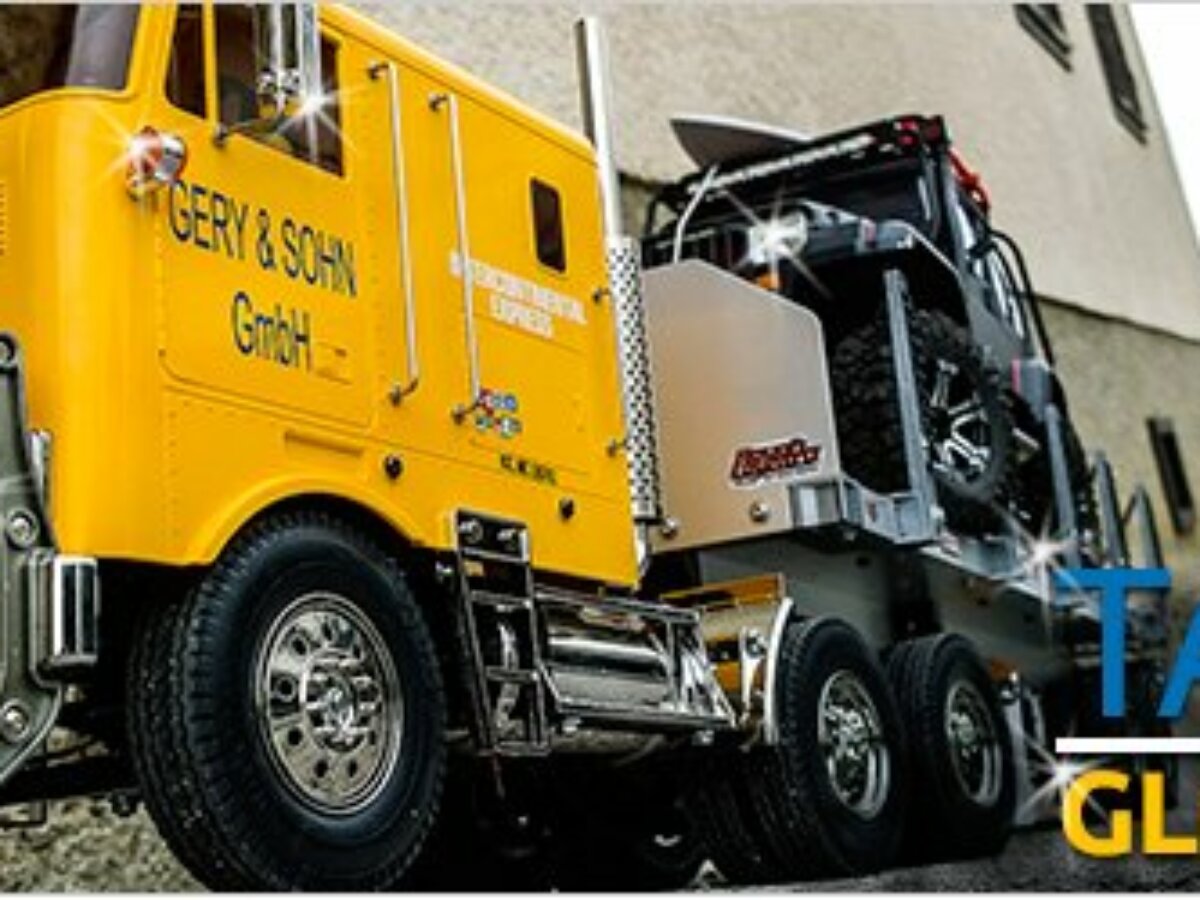 Tamiya Truck GLOBE LINER + Flachbettauflieger – gerys RC Modellbau
